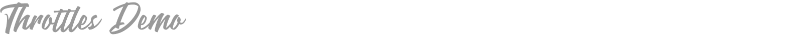 Throttles font preview